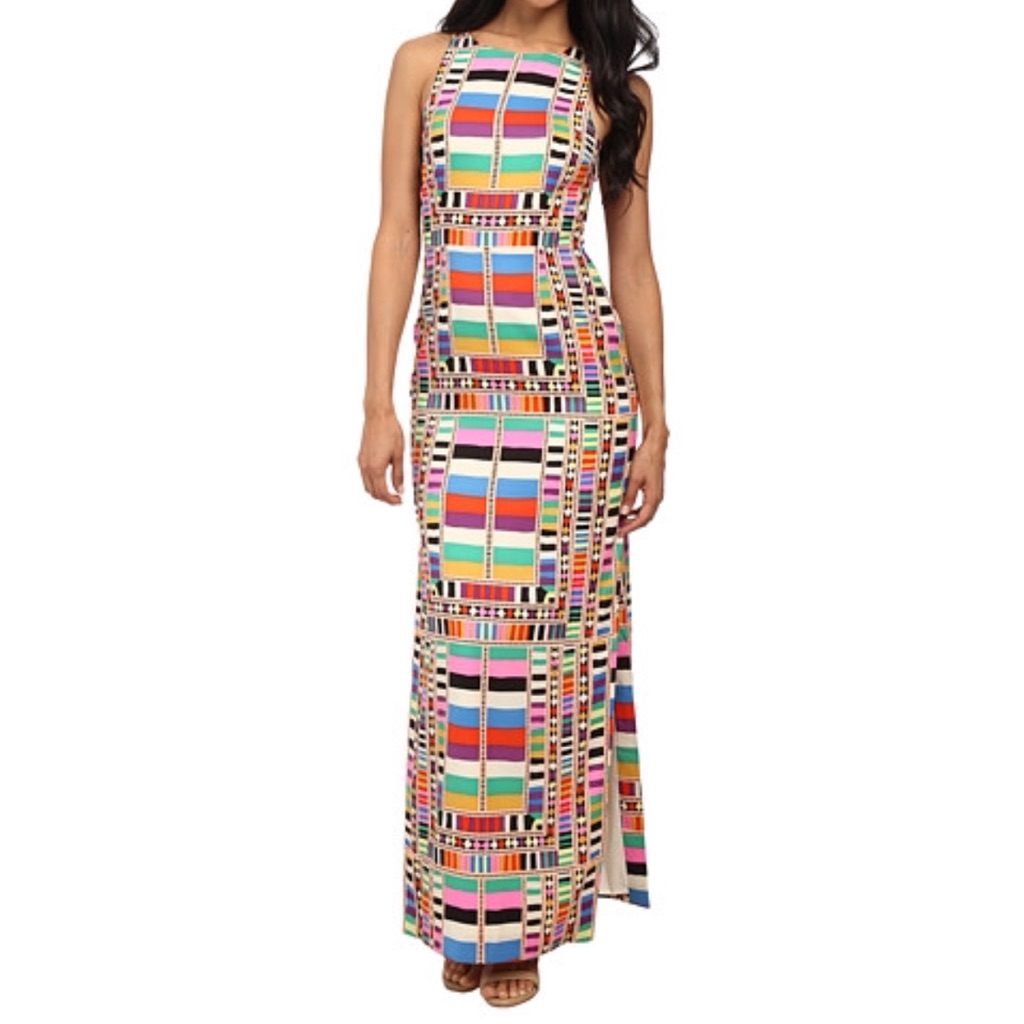 Mara Hoffman Multicolor Geometric Maxi Dress